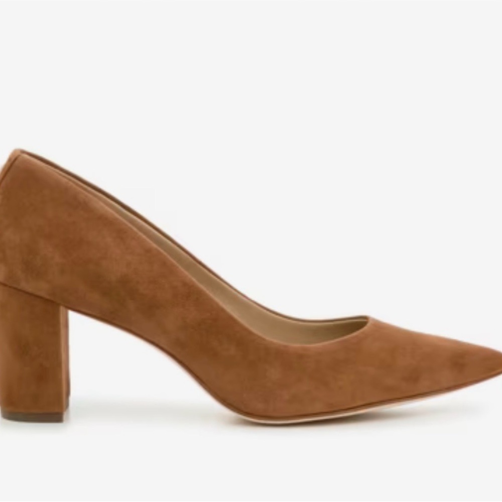 Lauren Ralph Lauren Brown Suede Pumps Sz 5.5 B - Picture 2 of 11